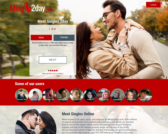 Mingle2day.com Logo